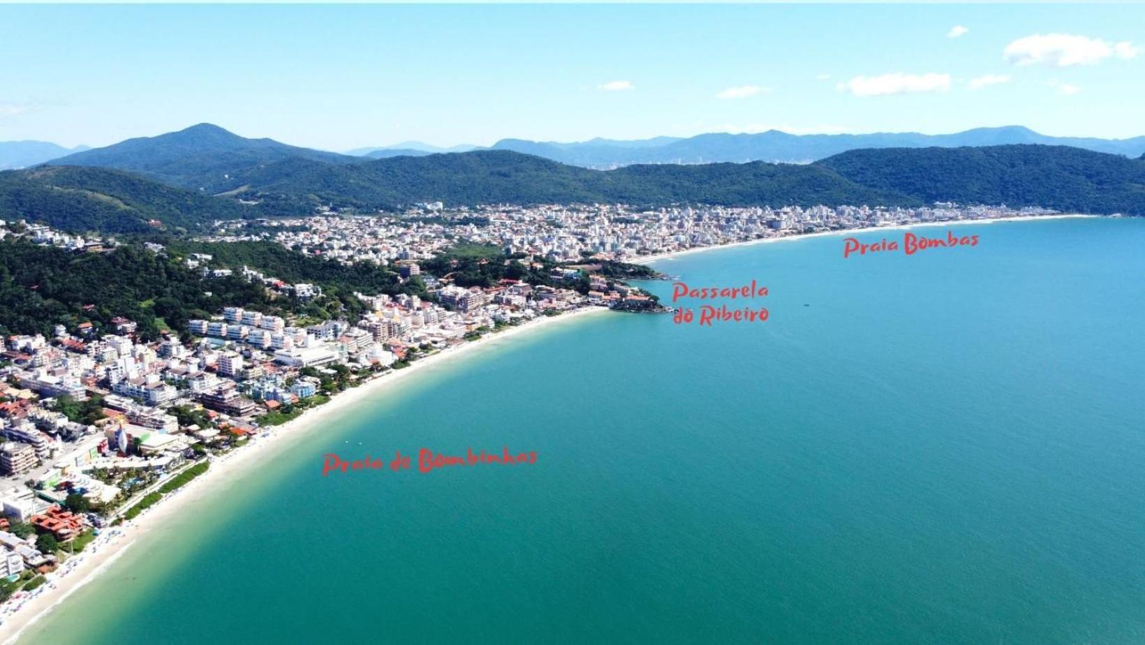 1079 - Apartamento Com Vista Para O Mar Em 봄비나스 외부 사진